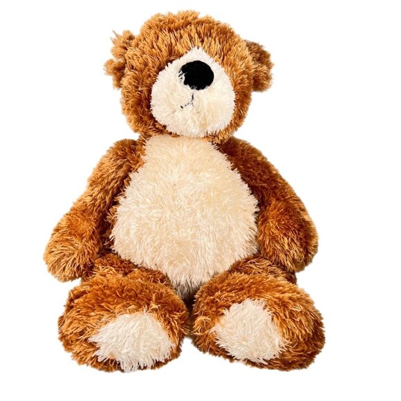 Gund Brown Teddy Bear Beanie Fleming 14" Plush Stuffed Animal 15237 Toy - Picture 3 of 13